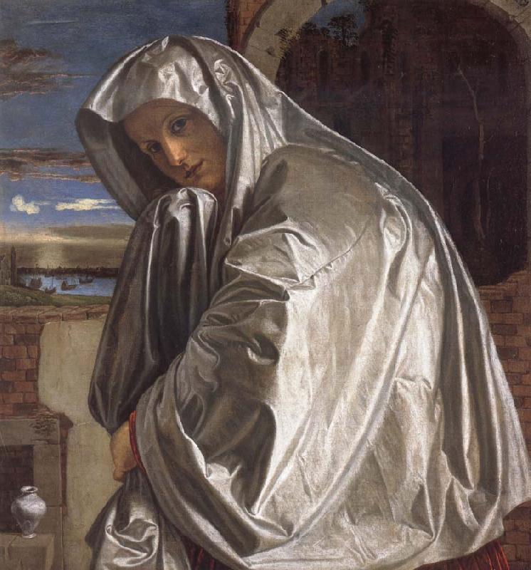 SAVOLDO, Giovanni Girolamo Saint Mary Magdalene Approaching the Sepulchre